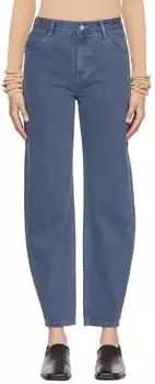 Синие джинсы-кокон LOW CLASSIC