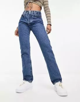 Синие джинсы Levi's Original 501 средней потертости