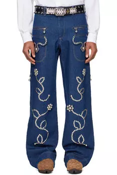 Синие джинсы Moppy Charm Chopova Lowena