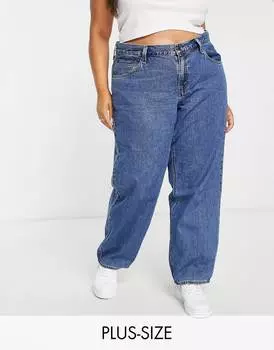 Синие джинсы оверсайз Levi's Plus
