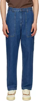 Синие джинсы Palmes Broom