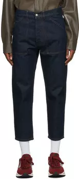 Синие джинсы яшмы Nanushka