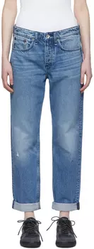 Синие джинсы «Роза» rag & bone