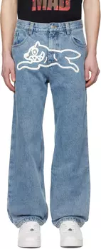 Синие джинсы Running Dog Double Scoop ICECREAM, Vintage wash blue