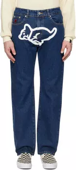 Синие джинсы Running Puppy ICECREAM