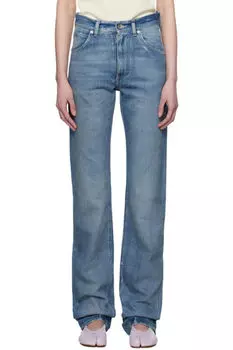 Синие джинсы с 5 карманами Maison Margiela