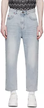 Синие джинсы с карманами Emporio Armani