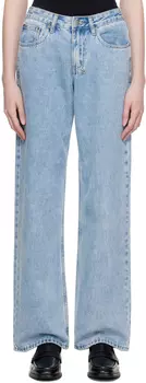 Синие джинсы с низкой посадкой Ksubi