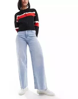 Синие джинсы широкого кроя Pimkie