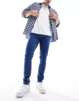 Синие джинсы скинни ASOS