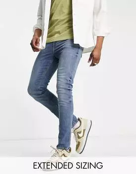 Синие джинсы скинни ASOS DESIGN