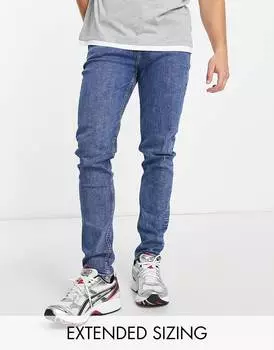 Синие джинсы скинни ASOS DESIGN