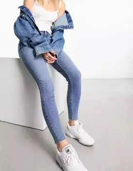 Синие джинсы скинни Miss Selfridge