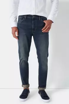Синие джинсы Spencer узкого кроя Crew Clothing Company, синий