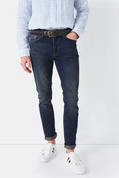 Синие джинсы Spencer узкого кроя Crew Clothing Company, синий