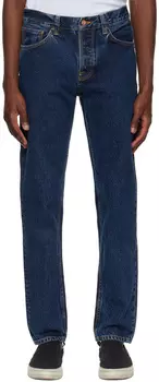 Синие джинсы Steady Eddie II Nudie Jeans