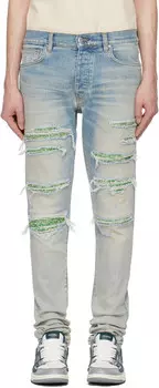 Синие джинсы Thrasher из букле AMIRI