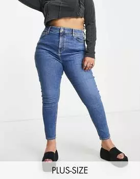 Синие джинсы Topshop Curve Jamie