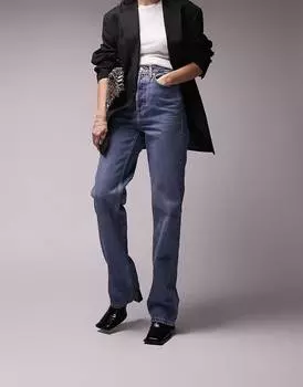 Синие джинсы Topshop Kort