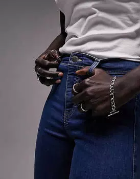 Синие джинсы Topshop Petite Joni