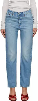 Синие джинсы Wedgie Straight Fit Levi's, Calling all blues