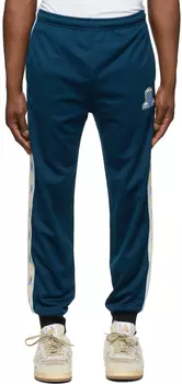 Синие джоггеры с нашивкой-логотипом Lanvin