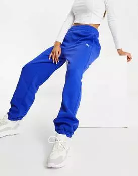 Синие джоггеры с трилистником adidas Originals Essentials