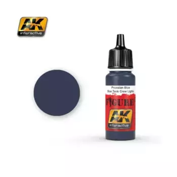 Синие фонари танкового экипажа/берлинский синий (акрил), Paint - Figure - Blue and Green Colors (AK-Interactive)