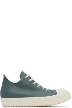 Синие голливудские низкие кеды Rick Owens