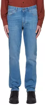 Синие городские джинсы ZEGNA