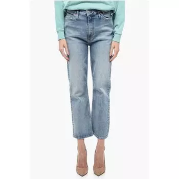 Синие хлопковые джинсы Деним Re/Done, Blue