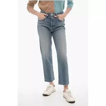 Синие хлопковые джинсы Деним Re/Done, Blue