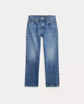 Синие хлопковые джинсы для девочки Polo Ralph Lauren, синий
