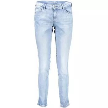 Синие хлопковые джинсы Guess Shoes, синий