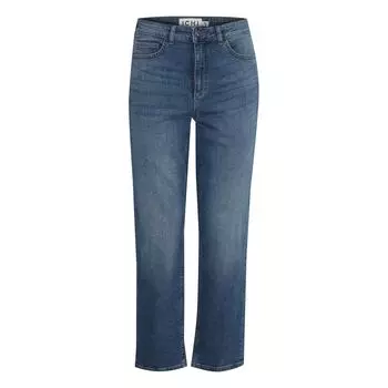 Синие хлопковые джинсы и брюки ICHI