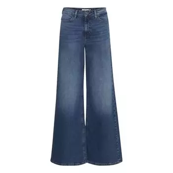 Синие хлопковые джинсы и брюки ICHI