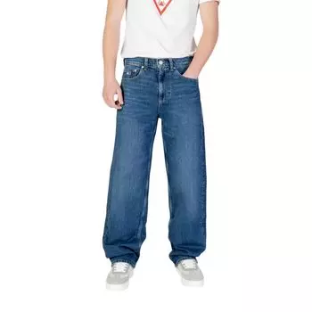 Синие хлопковые джинсы и брюки Rigenerato Tommy Jeans