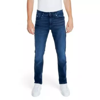 Синие хлопковые джинсы и брюки Rigenerato Tommy Jeans