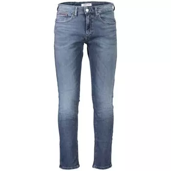 Синие хлопковые джинсы Tommy Hilfiger, синий