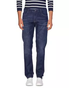 Синие хлопковые мужские джинсы Bikkembergs