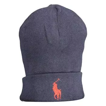 Синие хлопковые шапка и кепка Ralph Lauren