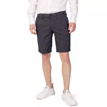 Синие хлопковые шорты Armani Exchange