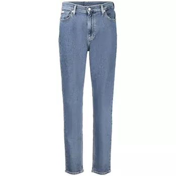 Синие хлопковые женские джинсы Calvin Klein