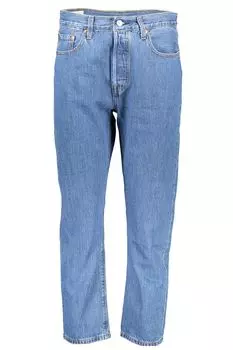Синие хлопковые женские джинсы Levis