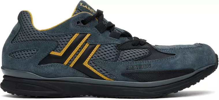 Синие и желтые кроссовки Meteor Runner Lanvin