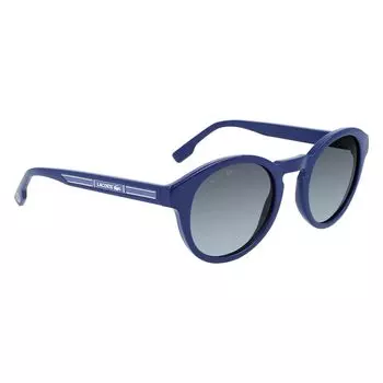 Синие инжектированные солнцезащитные очки Lacoste