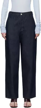 Синие изогнутые джинсы LE17SEPTEMBRE