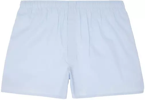 Синие классические боксеры Sunspel