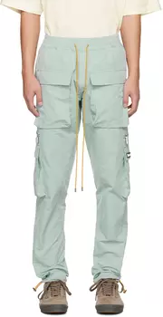 Синие классические брюки карго Rhude