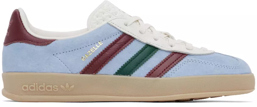 Синие кроссовки adidas Originals Gazelle для дома